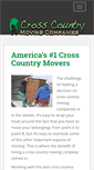 Mobile Screenshot of crosscountrymovingcompanies.biz