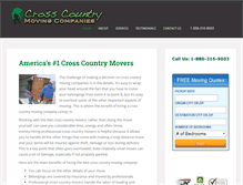 Tablet Screenshot of crosscountrymovingcompanies.biz